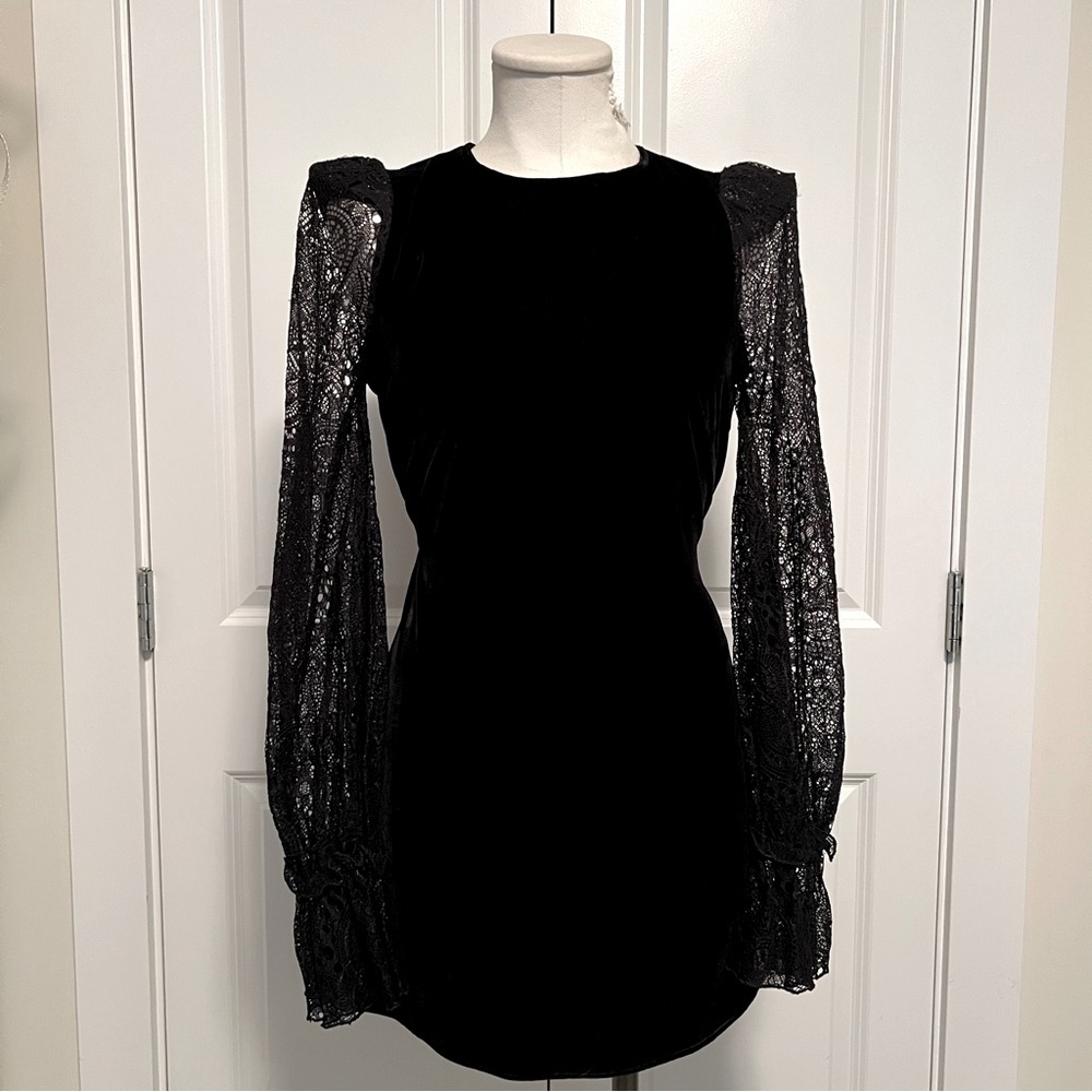 Vampire’s Wife H&M Velvet and Lace mini dress